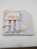 Hand-Made Silk Pen Pouch - In Iridescent Bloom 漸變櫻花
