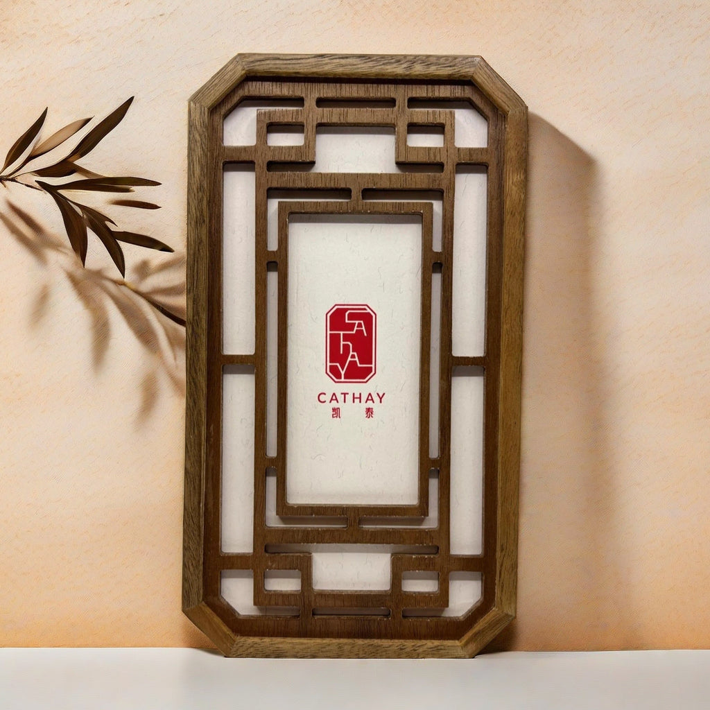 Cathay Pens Walnut Wood Display Box