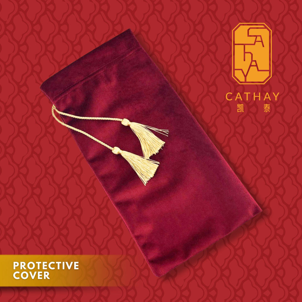 Hand-made Silk Pen Pouch - in Imperial Pheasant 翟鳥