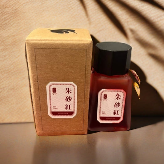 Cathay Ink 30mL - Vermillion Red 朱砂紅 SKU 100INKRV